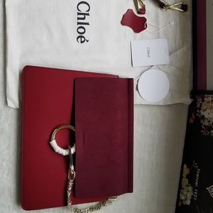 Chloe faye crossbody plum purple